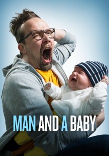 Man and a baby