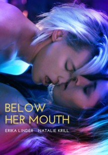 Below her mouth